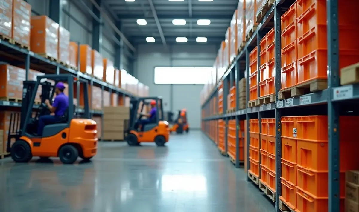 stackable plastic containers supply chain