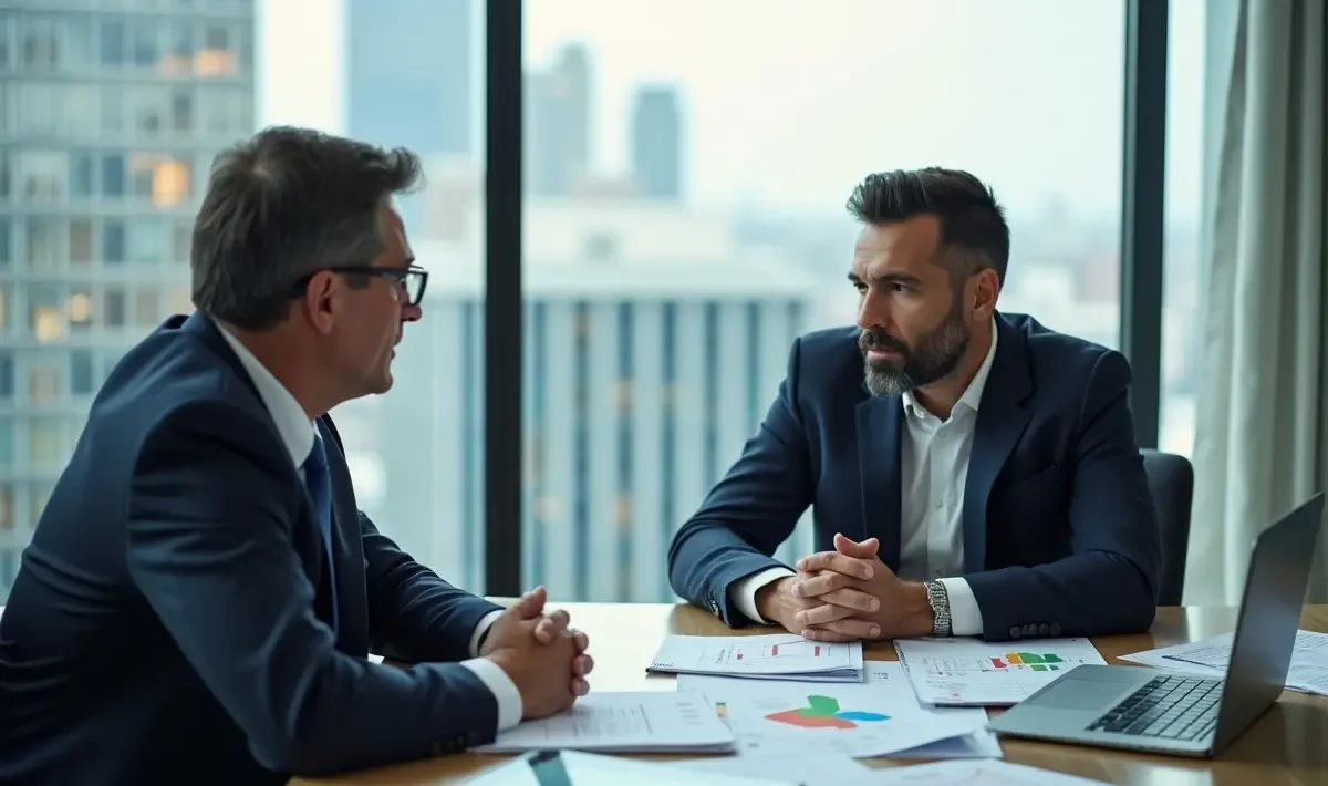 investment managers help businessman