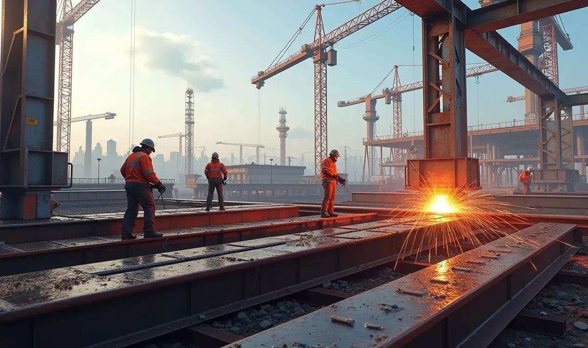 Onsite Steel Fabrication Construction Projects