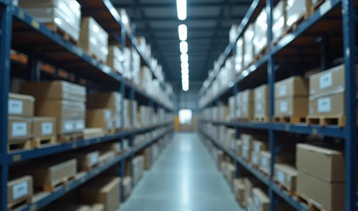 warehouse featuring energy efficient durable lighting for safe daily operations